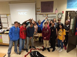 Classrooms are "Elved" by Santa's Helpers