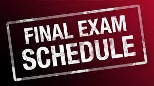 Exams for Second Nine Weeks